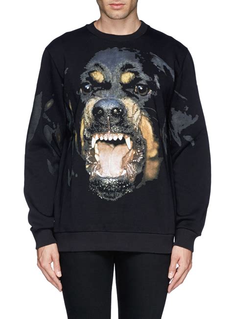 givenchy men's rottweiler sweatshirt|givenchy rottweiler shirt for sale.